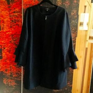 Alfano jacket tailored tulip sleeve coat 2x